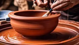 Terracotta pot painting a1c